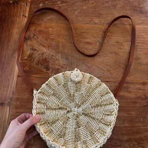Rattan purse